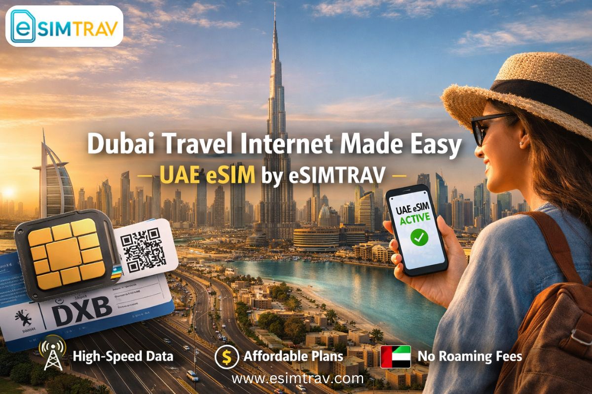 Dubai Travel Internet Made Easy – UAE eSIM by eSIMTRAV