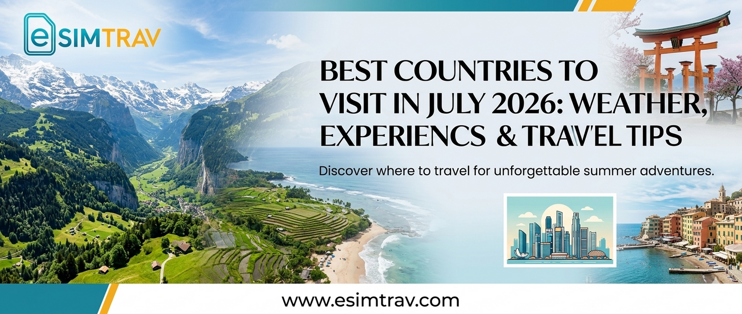 Best Countries to Visit in July 2026: Weather, Experiences & Travel Tips