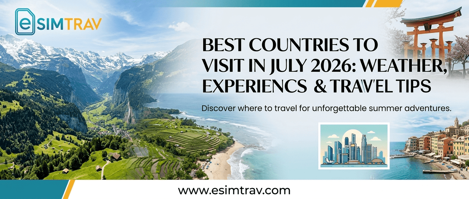 Best Countries to Visit in July 2026: Weather, Experiences & Travel Tips