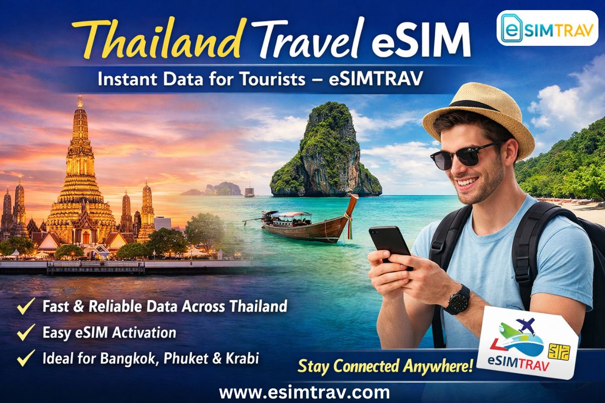 Thailand Travel eSIM | Instant Data for Tourists – eSIMTRAV