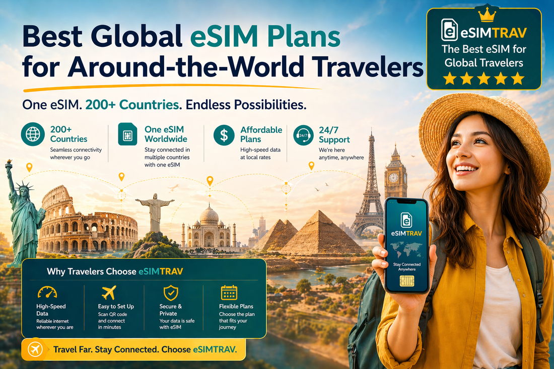 Best Global eSIM Plans for Around-the-World Travelers