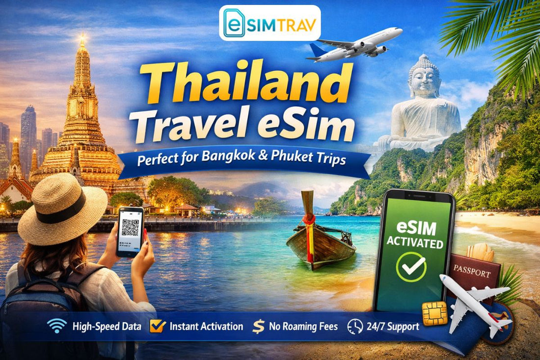 Thailand Travel eSim | Perfect for Bangkok & Phuket Trips