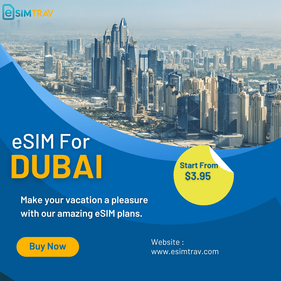 Buy Dubai eSIM Plans from $3.95 per GB