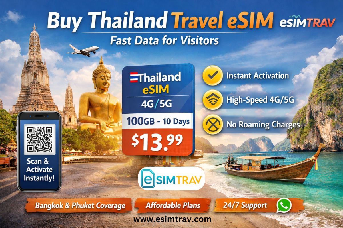 Buy Thailand Travel eSIM – Fast Data for Visitors|eSIMTRAV