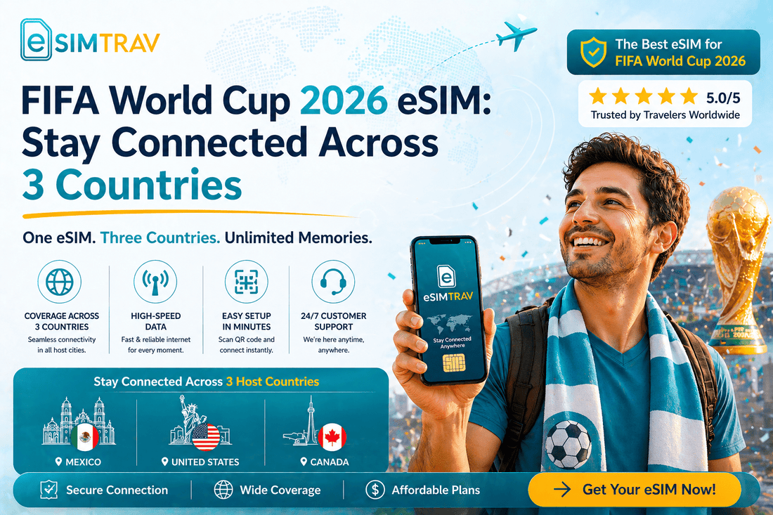 FIFA World Cup 2026 eSIM: Stay Connected Across 3 Countries