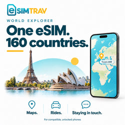 World Explorer - 160 countries. One eSIM